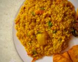 A picture of step 7 of Dal khichdi.