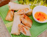 A picture of step 8 of Super Crispy Spring Rolls.