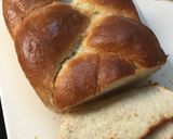 A picture of step 1 of Martha's Bread Machine Bread .
