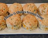 A picture of step 3 of Cheese & Chives Scones.