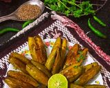 स्पाइसी मसाला भरवा आलू परवल (Spicy masala bharwan aloo parwal recipe in hindi) रेसिपी चरण 7 फोटो