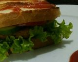 A picture of step 4 of Shami Kabab Sandwich😍😋.