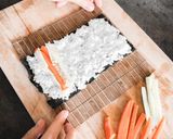 A picture of step 1 of Homemade Sushi-Vegetarian Sushi [Easy & Delicious Sushi Recipe].