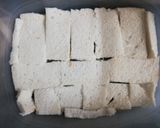 A picture of step 1 of Easy no bake bread cake.