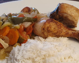 Foto del paso 5 de la receta: Pollo al horno con verduras y 1906