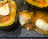 Foto del paso 6 de la receta: Zapallo relleno de pisto casero