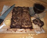 A picture of step 6 of Peanut Butter Brownies.