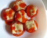Foto langkah ke 6 dari resep Steam tomatto egg with quickmelt kraft cheese.