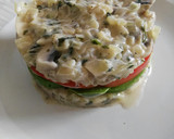 Foto del paso 9 de la receta: Champiñones a la crema con aguacate y tomate