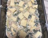 A picture of step 3 of Two-Layer Lasagna with Tuscan Kale, Sausage, and Melting Fontal Cheese.