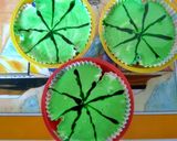 Foto langkah ke 7 dari resep Bolu Kukus Mekar Semangka.