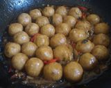 Foto langkah ke 5 dari resep Bakso Goreng Tempe Saus Tiram.