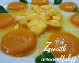 A picture of step 2 of Mango Mini Golas.