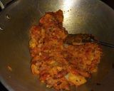 A picture of step 1 of Pocket bread pav bhaji pizza.