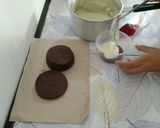 Foto langkah ke 7 dari resep Drink beng-beng Dessert box - brownies cheesecake.
