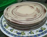 Foto langkah ke 5 dari resep Puding roti tawar motif zebra (tanpa telur dan mentega).