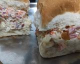 A picture of step 2 of Mayo pav with crunch.