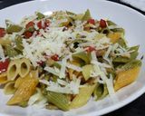 A picture of step 11 of Tuna pasta .
