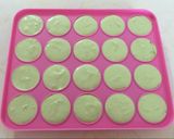 Hình bước làm 2 của món Mochi trà xanh nhân kem
