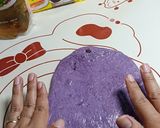 Foto langkah ke 4 dari resep Roti kukus Pontianak ubi ungu (no mikser).