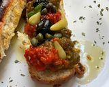 Une image de l'étape 8 de Poivrons 🌶️ rouge 🫑 vert toast estival.
