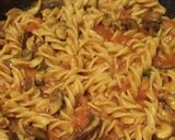 Foto del paso 8 de la receta: Pasta tornillo con champiñones