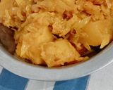 A picture of step 3 of Aloo patta gobhi ki sabji.