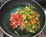 A picture of step 3 of Maggi cones.