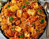 A picture of step 9 of Paneer Fried Rice.