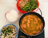 Hình bước làm 4 của món Lẩu cá bóp