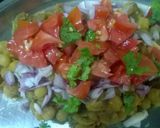 A picture of step 2 of Quick and healthy Matar chaat (Dried peas, Matra, Yellow peas).