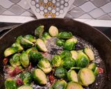 A picture of step 1 of Bacon Roasted Brussels’.
