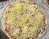 Une image de l'étape 3 de Pizza jambon champignons.