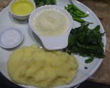 A picture of step 1 of Potato Green masala  Cutlus.