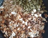 A picture of step 2 of Jaggery dry fruits ladoo.