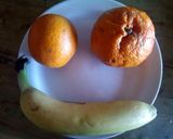 Foto del paso 1 de la receta: Mini Heladitos de mandarina y naranja🍊/ banana🍌