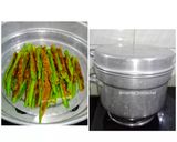 A picture of step 5 of Stuffed Cluster Beans Curry.