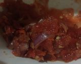 A picture of step 1 of Dry okra soup with beef and dry fish.