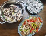 Hình bước làm 4 của món Bê thui (bò tơ) xào hành tỏi