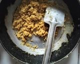 A picture of step 2 of Ilish pati sandesh.