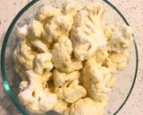 A picture of step 2 of Buffalo Cauliflower 🔥.