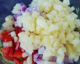 A picture of step 2 of Chunky Salsa.