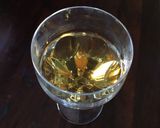 A picture of step 4 of California Farm Rhubarb Wine with Metabisulfite.