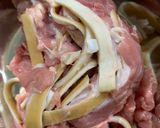 Hình bước làm 2 của món Bê Thui (Bò Tơ) Xào Lá Cách
