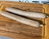 Une image de l'étape 11 de Navets boule d'or aux saucisses allemandes, bouillon de champignons et olives.