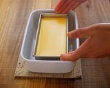 A picture of step 9 of Easy! Creme Caramel / Giant Flan used a loaf pan.