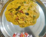 A picture of step 4 of Dal Dhokli.