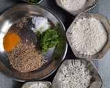 A picture of step 2 of Milet masala Thepla.