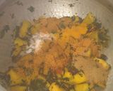 A picture of step 3 of Moringa Pumpkin khichdi.