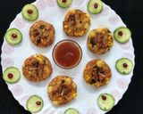 A picture of step 5 of Idli kababs.